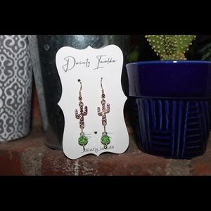 Cactus earrings